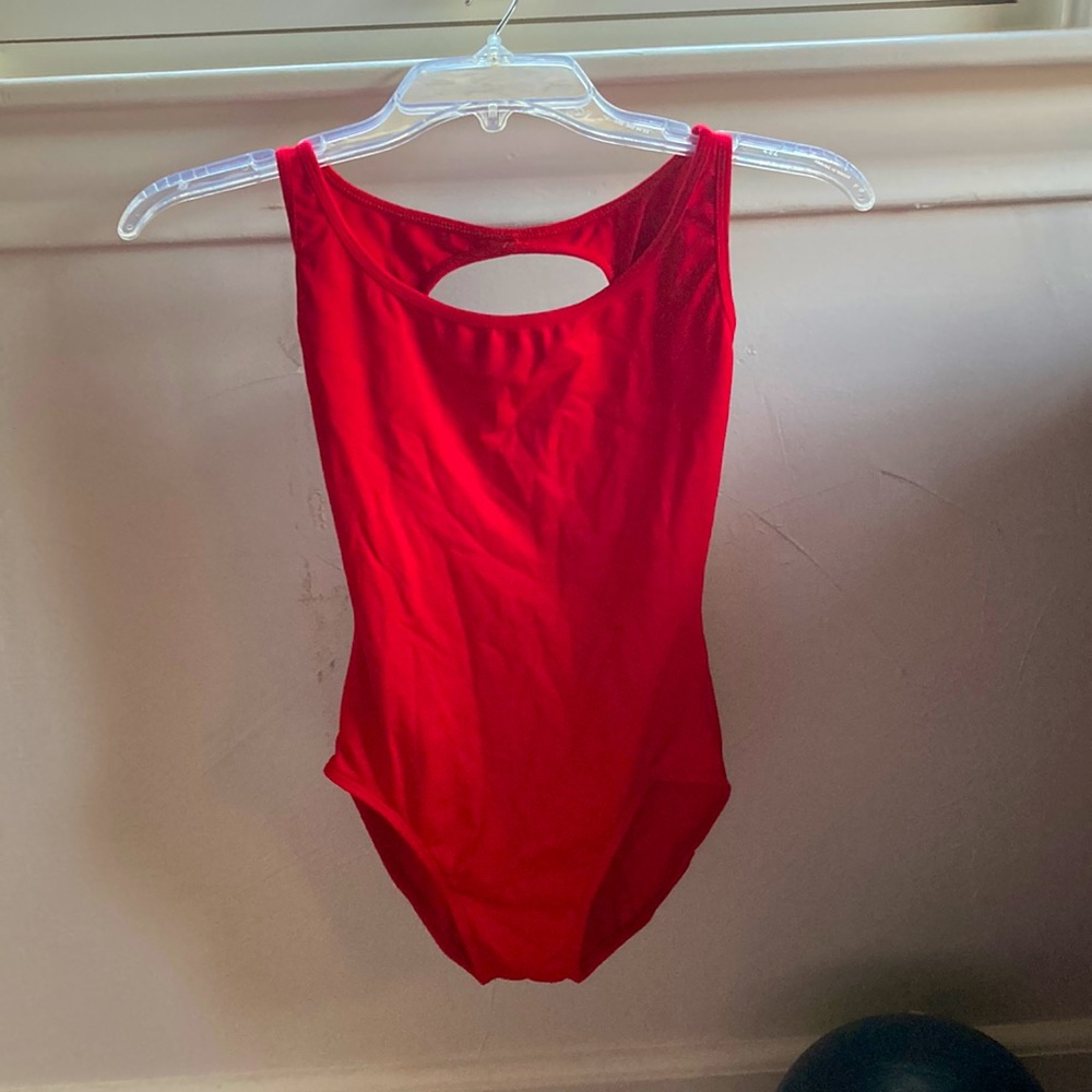 Red Clover Back Ballet Leotard
